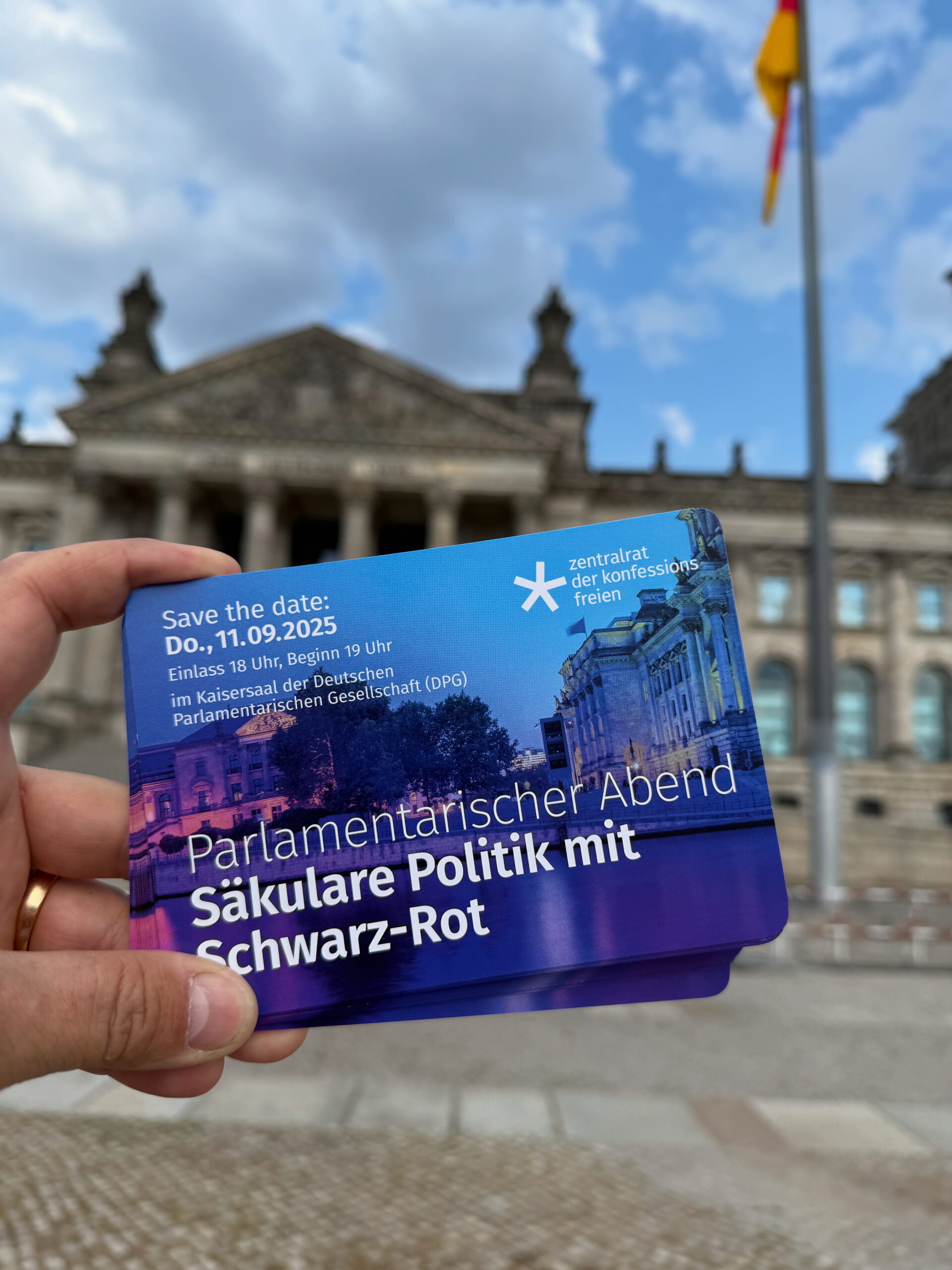 Parlamentarischer Abend in Berlin: „Säkulare Politik mit Schwarz-Rot”